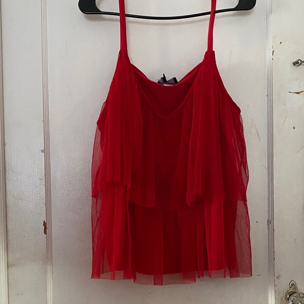 Eloquii Scarlet Layered Tank Top